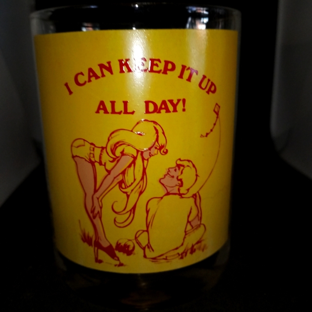 Schumer glass cup vintage 1977